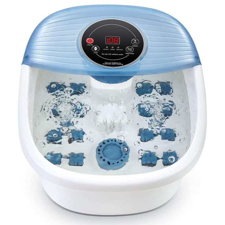 Temperature Controlled Foot Bubble Bath Vibration Massager - FOFOPO