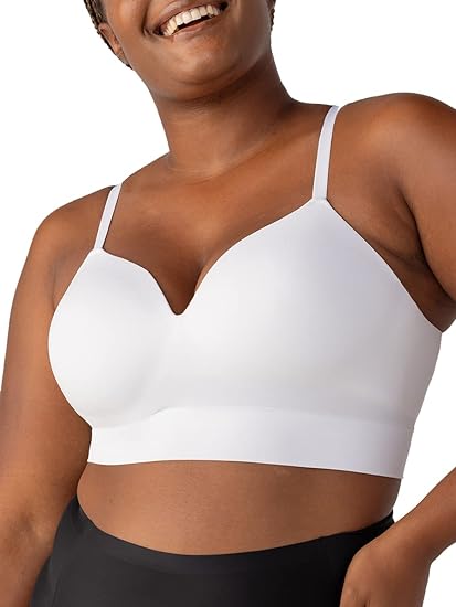 SHAPERMINT Supportive Bras for Women Full Coverage, Womens Bras Comfortable Wireless Bras with Support and Lift Everyday Bras - FOFOPO