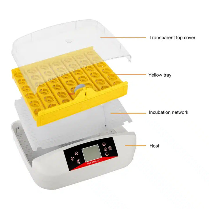 42-Egg Practical Fully Automatic Poultry Incubator - FOFOPO