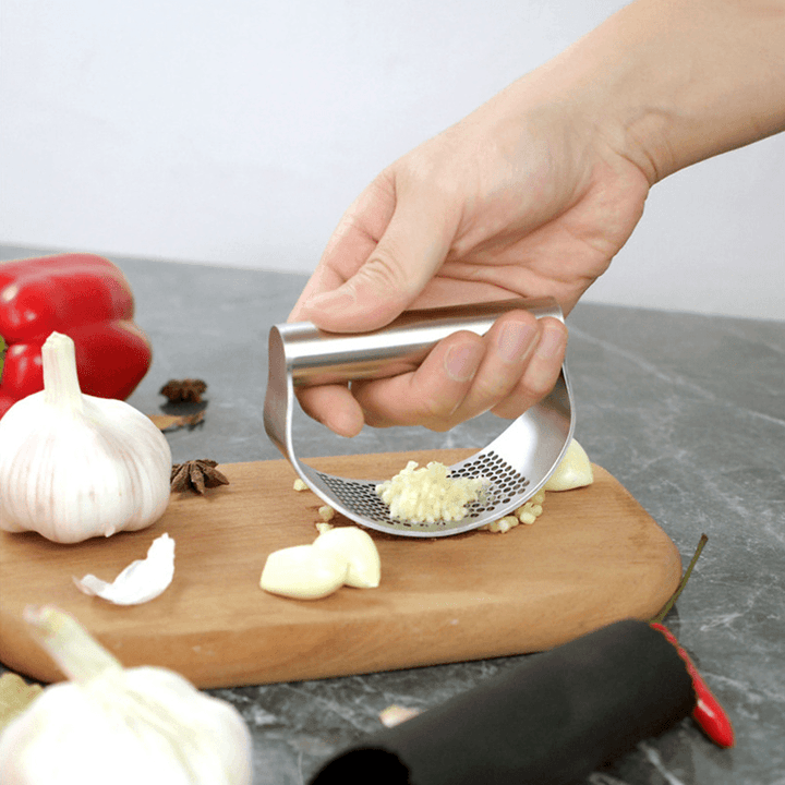 Stainless steel garlic press - FOFOPO