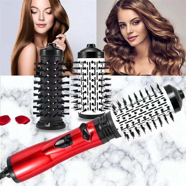 3-in-1 Hot Air Styler and Rotating Hair Dryer for Dry Hair, Curl Hair, Straighten Hair - FOFOPO