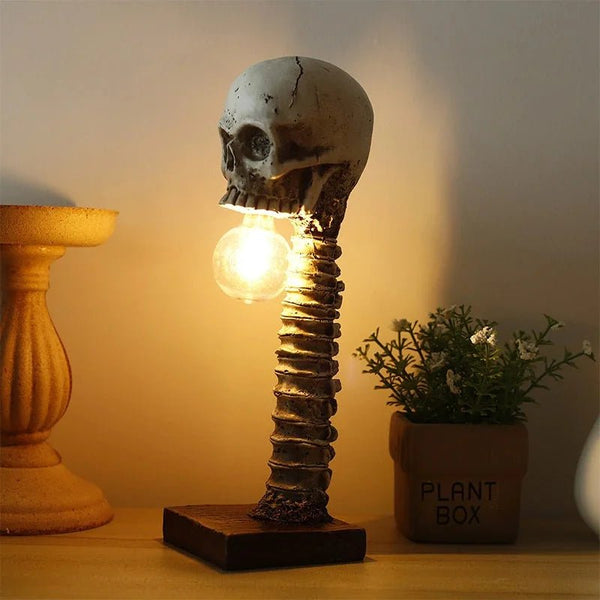 Halloween Skull Skeleton Lamp - Halloween Table Skeleton Lamp - FOFOPO