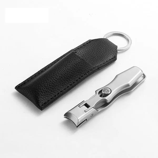 Ultra Sharp Stainless Steel Nail Clippers For Thick Nails(With Leather Case) - FOFOPO