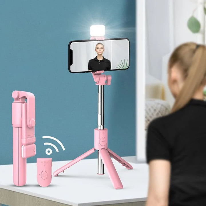 6 In 1 Wireless Bluetooth Selfie Stick(Without LED light) - FOFOPO