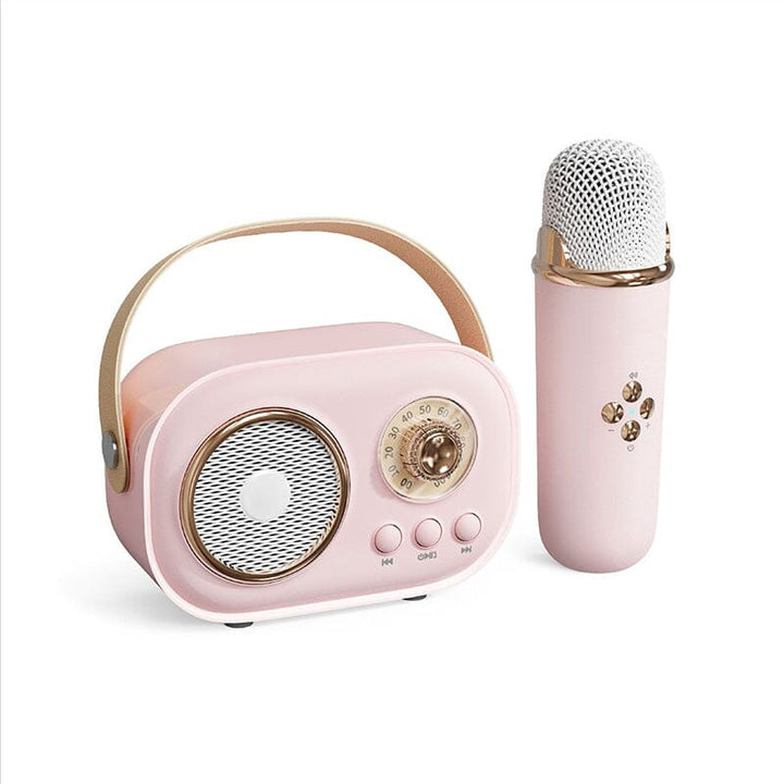 Mini Karaoke Machine & Bluetooth Speaker With Wireless Microphone - FOFOPO