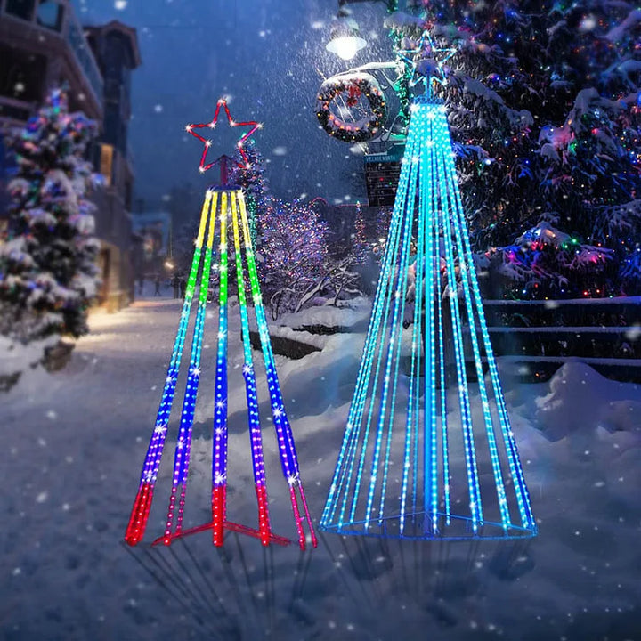 Multicolor LED Animated Lightshow Christmas Tree For Outdoor - FOFOPO