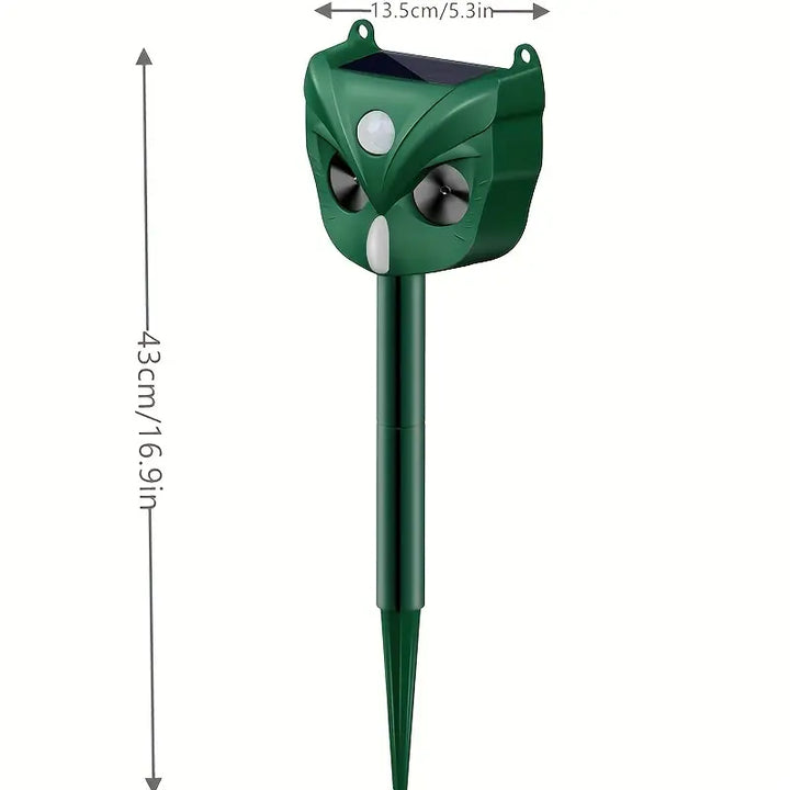 Solar-Powered Ultrasonic Animal Repellent - FOFOPO