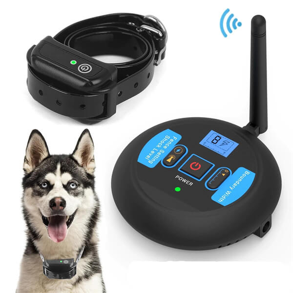 Wireless Dog Fence Electric Waterproof Intelligent Training Collar for 1/2/3 Dogs - FOFOPO