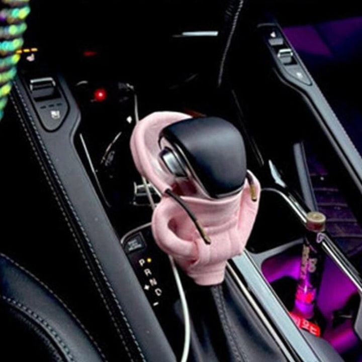 Universal Car Gear Shift Knob Hoodie Cover Funny Car Interior Gear Lever Decor - FOFOPO