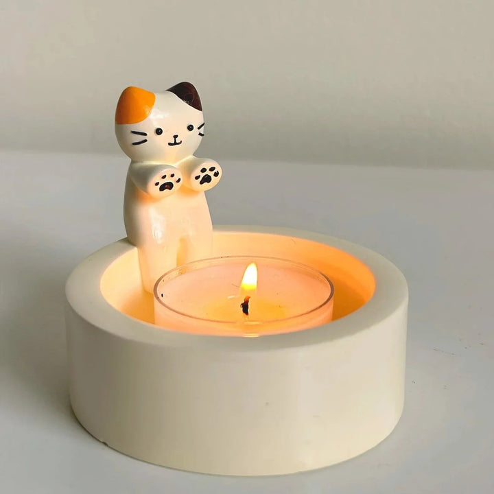 Cute Cat Candle Holder - FOFOPO