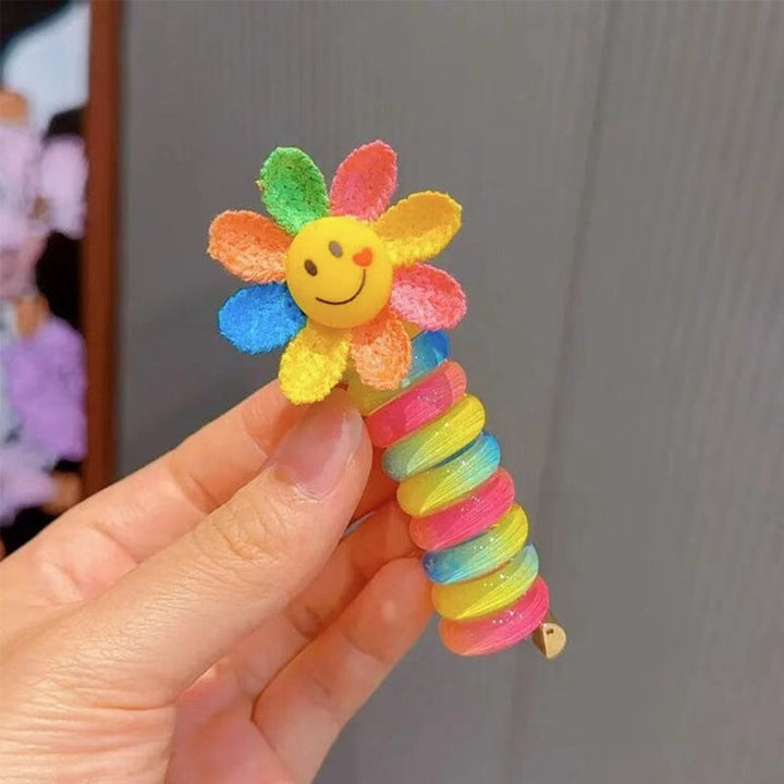 Colorful Telephone Wire Hair Bands for Girls - FOFOPO