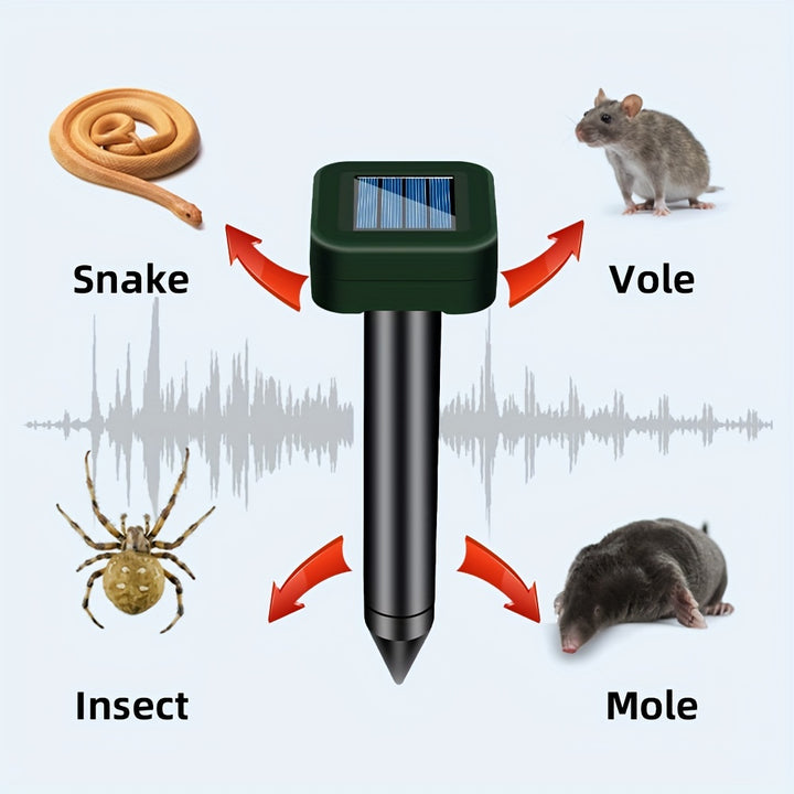 Solar Animal Repellent With 5, 000 Feet Range For Outdoor - FOFOPO