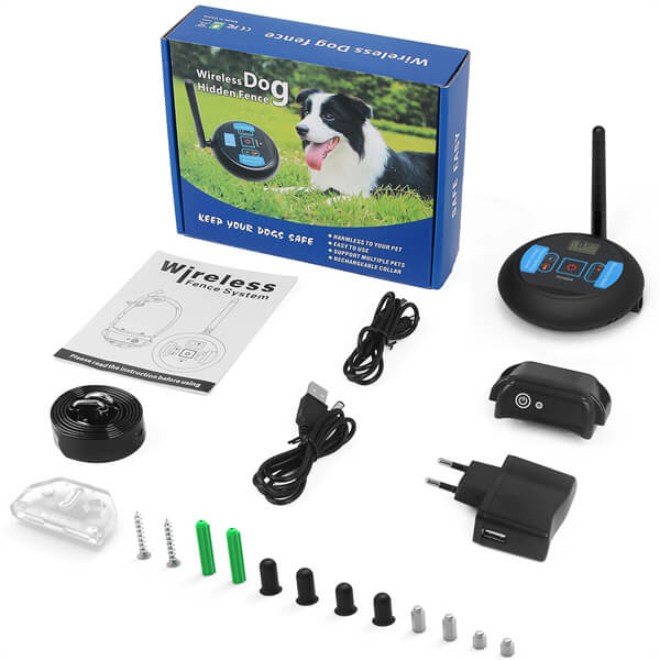 Wireless Dog Fence Electric Waterproof Intelligent Training Collar for 1/2/3 Dogs - FOFOPO