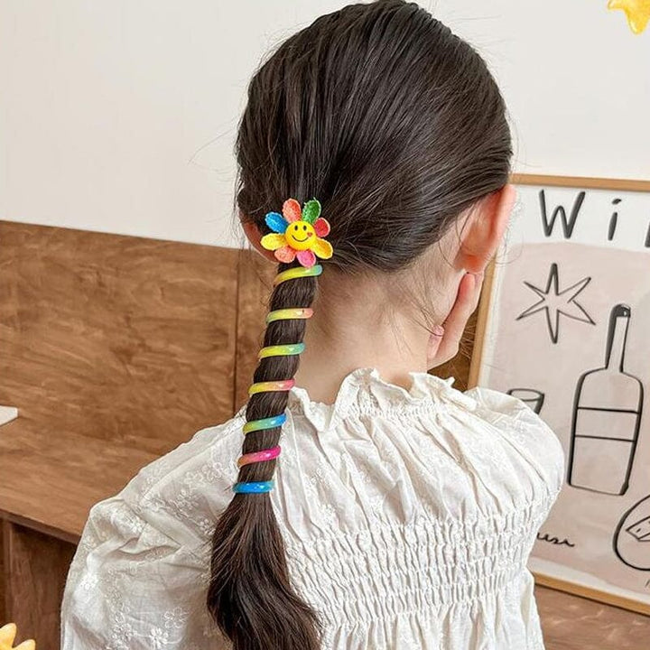 Colorful Telephone Wire Hair Bands for Girls - FOFOPO