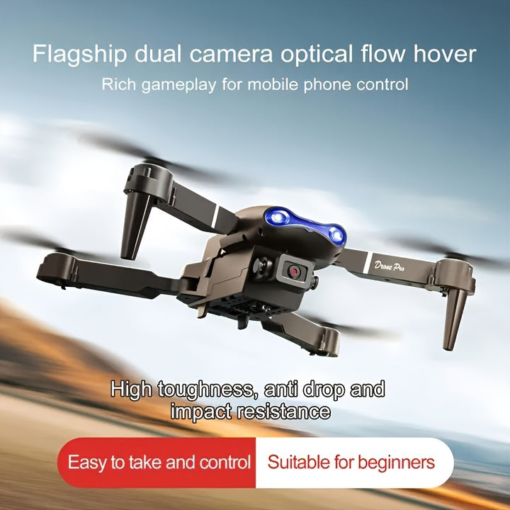 New E99 K3 Professional RC Drone, Dual Camera Double Folding RC Height Hold Remote Control Toy - FOFOPO