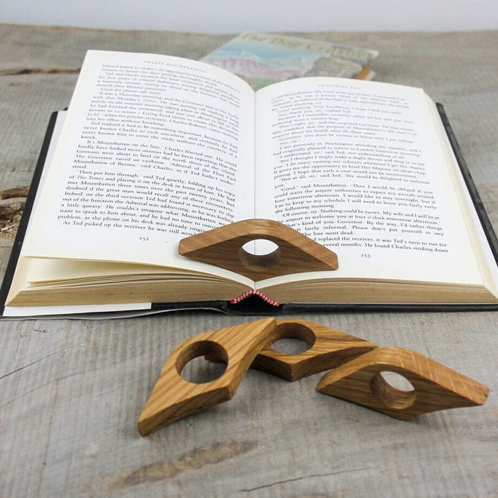 Solid Wood Press Book Reader Tool - FOFOPO