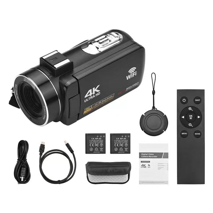 18X Digital Zoom Digital Camera, 4K Video Camera Camcorder Vlogging Camera Recorder - FOFOPO