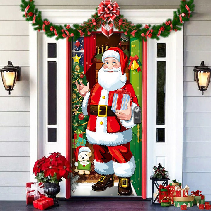 Nightmare Before Christmas Outdoor Decorations Props Christmas Elves Door Cover - FOFOPO