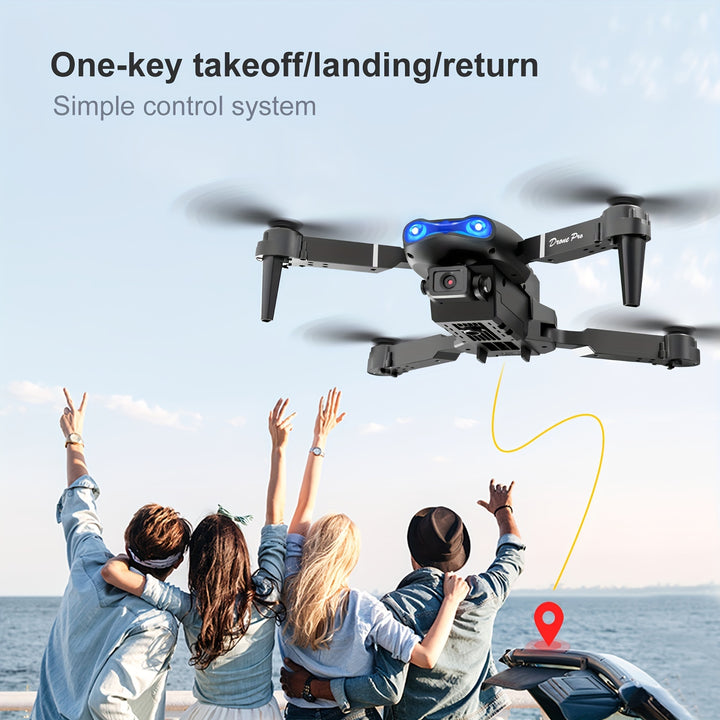 Drone With Camera, Foldable RC Quadcopter Drone,Remote Control Drone Toys For Beginners - FOFOPO