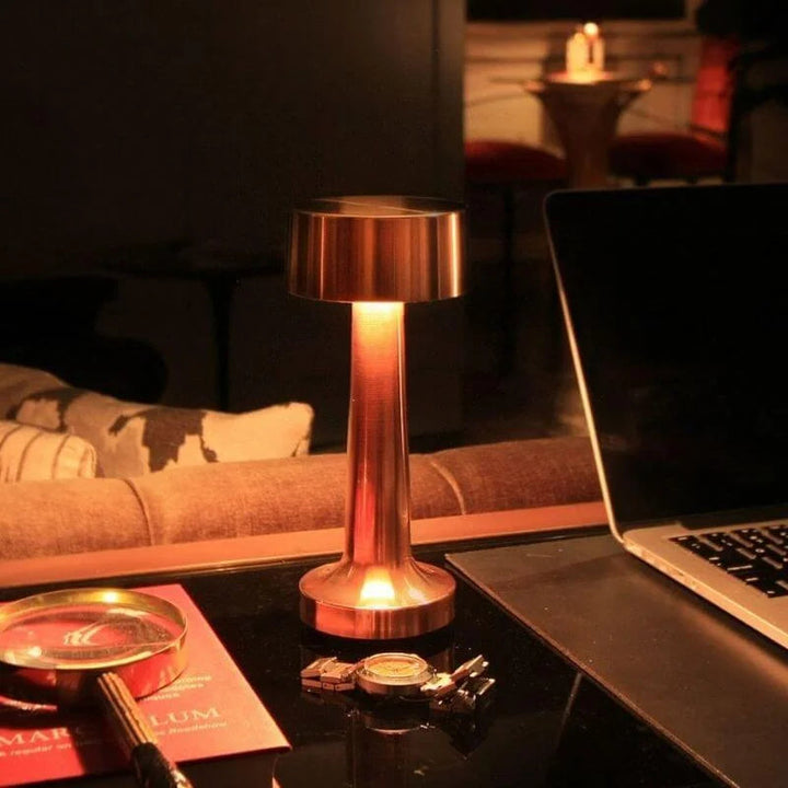 Retro Rechargeable LED Metal Table Lamp - FOFOPO