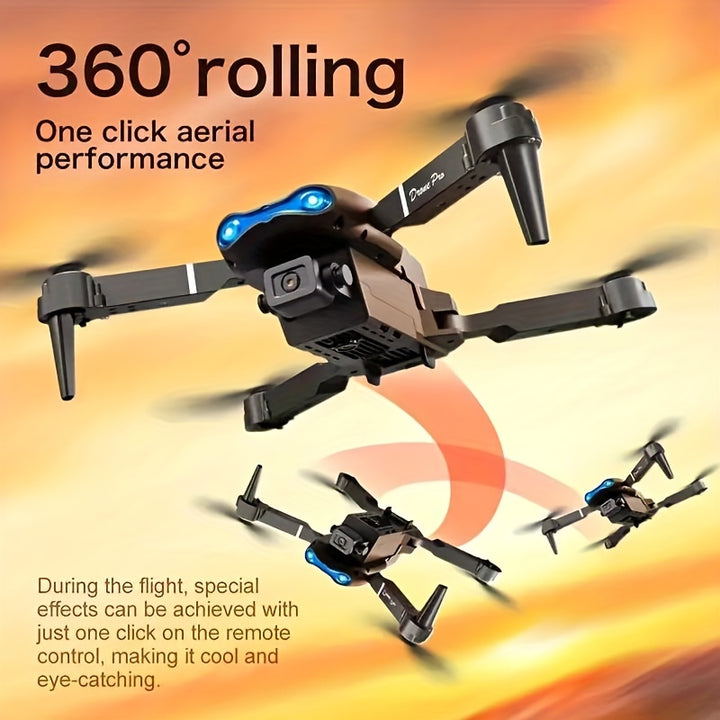 New E99 K3 Professional RC Drone, Dual Camera Double Folding RC Height Hold Remote Control Toy - FOFOPO