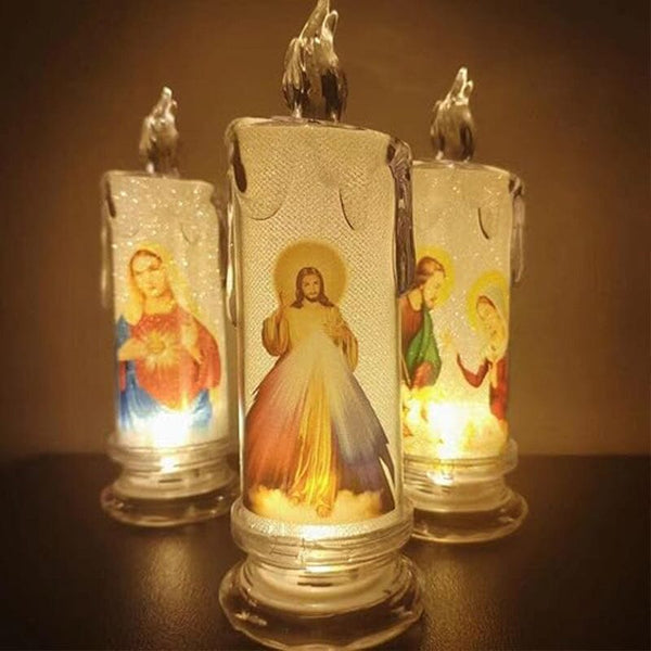 LED prayer flameless candles - FOFOPO