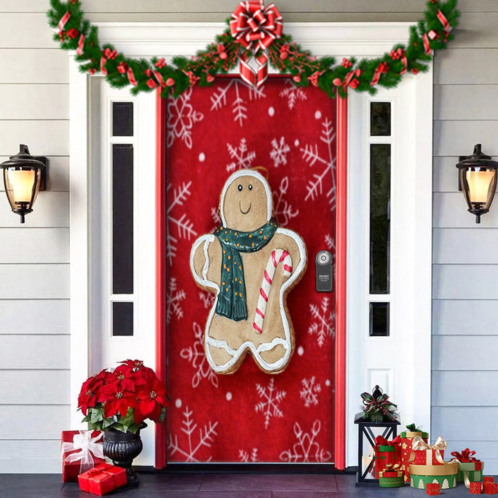 Nightmare Before Christmas Outdoor Decorations Props Christmas Elves Door Cover - FOFOPO