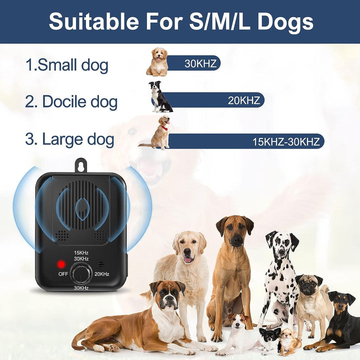 Anti Barking Device Auto Dog Barking Control Devices with 3 Modes - FOFOPO