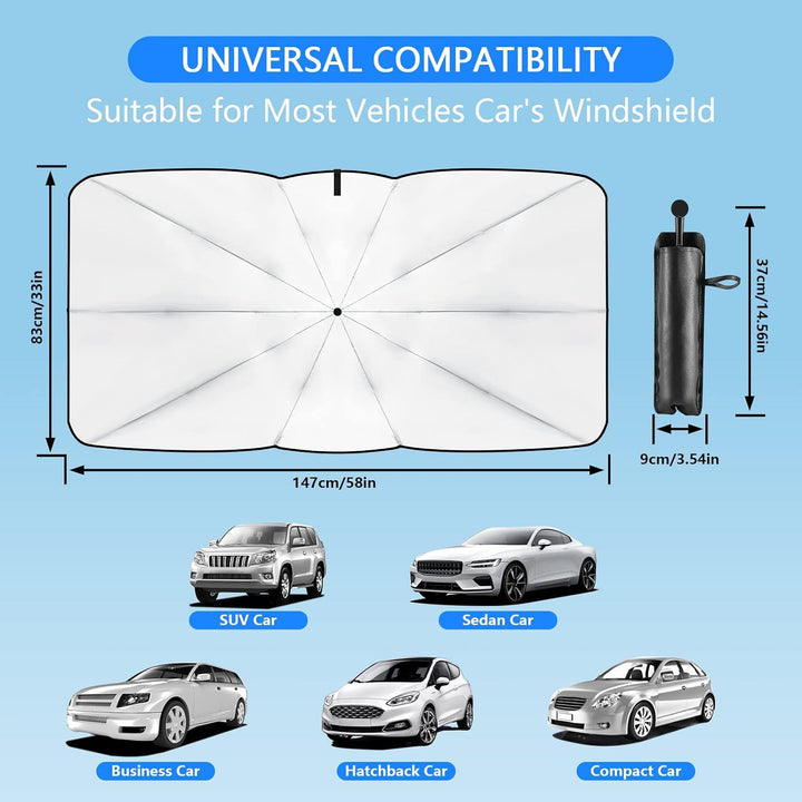 Car Windshield Sun Shade - FOFOPO