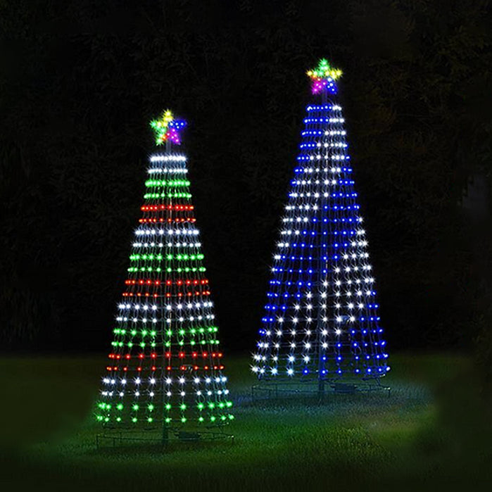 Multicolor LED Animated Lightshow Christmas Tree For Outdoor - FOFOPO