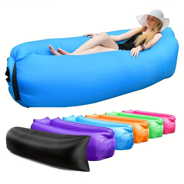 Inflatable Lounger Air Sofa Hammock - Portable, Waterproof & Leakproof - FOFOPO