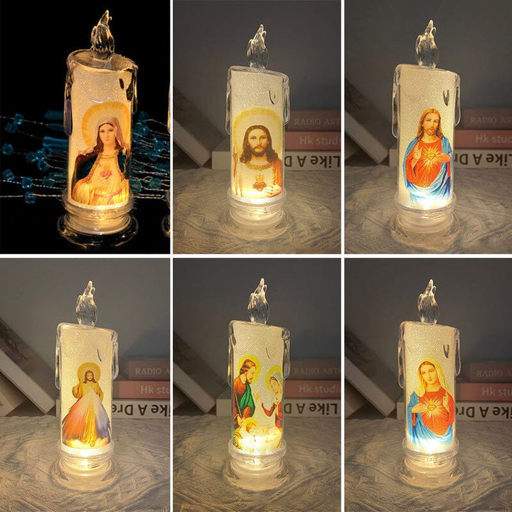 LED prayer flameless candles - FOFOPO