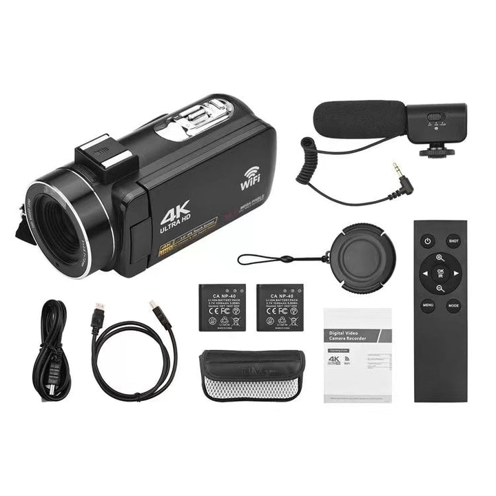 18X Digital Zoom Digital Camera, 4K Video Camera Camcorder Vlogging Camera Recorder - FOFOPO