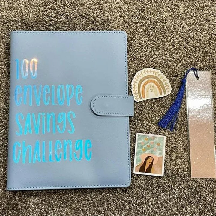 100 Envelope savings Challenge Binder - FOFOPO