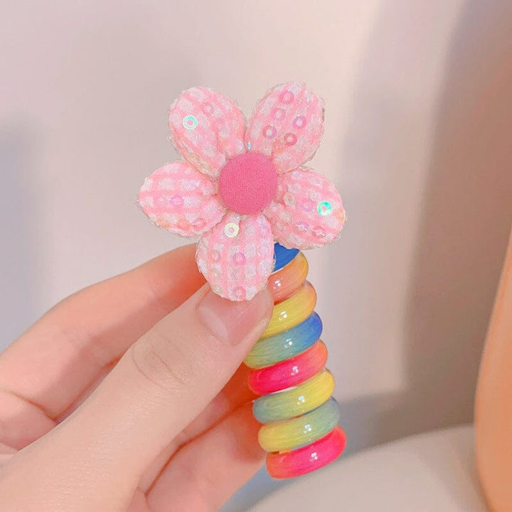 Colorful Telephone Wire Hair Bands for Girls - FOFOPO