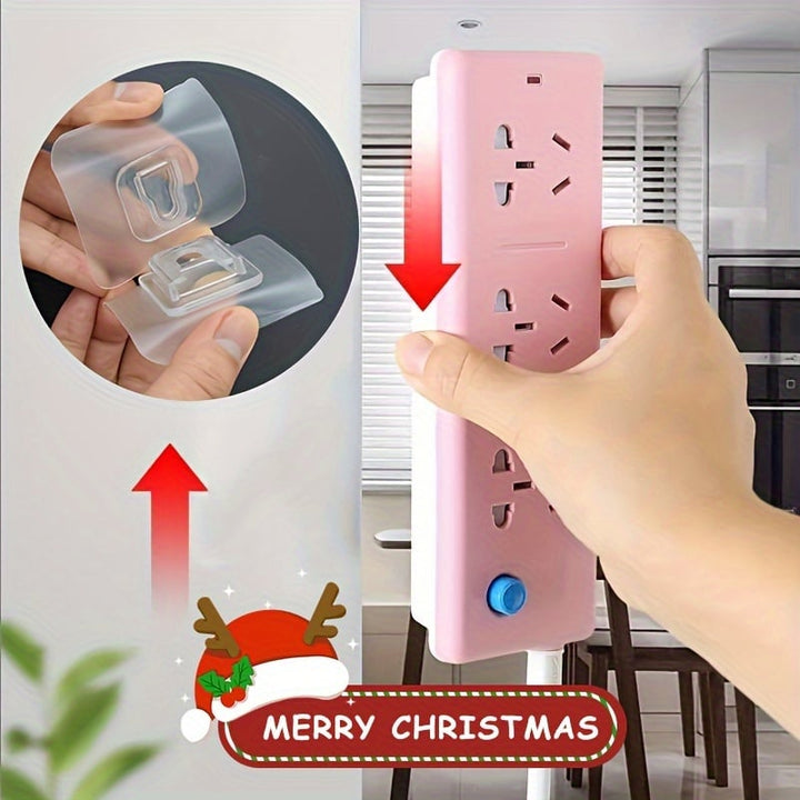 Transparent Double-sided Adhesive Wall Hooks - FOFOPO