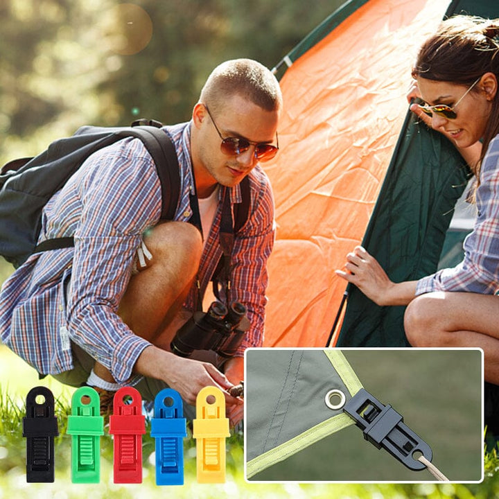 Adjustable Heavy Duty Lock Grip for Tarp & Shade Cloth - FOFOPO