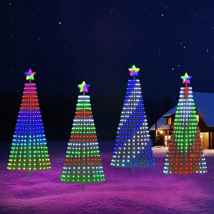 Multicolor LED Animated Lightshow Christmas Tree For Outdoor - FOFOPO