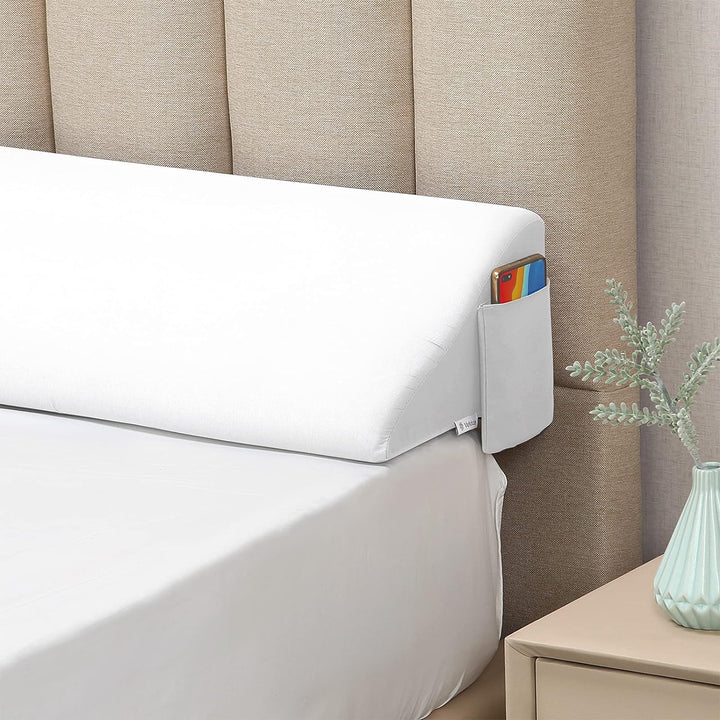 Bed Wedge Pillow for Headboard Gap/Bed Wedge Gap Filler/Mattress Wedge to Fill Bed Gap Between Headboard and Mattress - FOFOPO