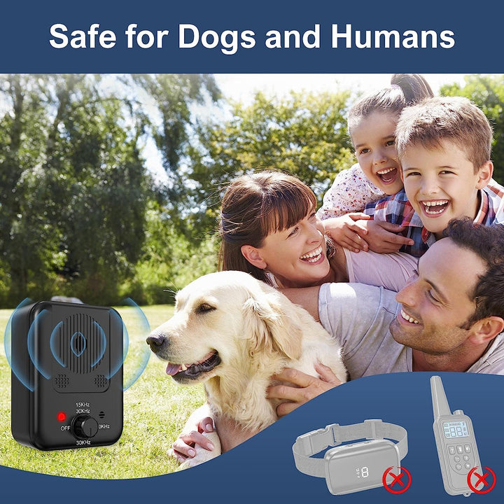 Anti Barking Device Auto Dog Barking Control Devices with 3 Modes - FOFOPO