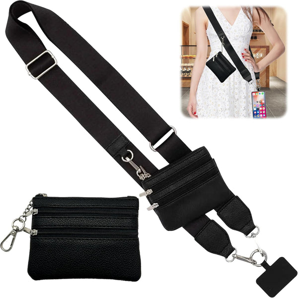 Strap With Zippered Pouch - FOFOPO