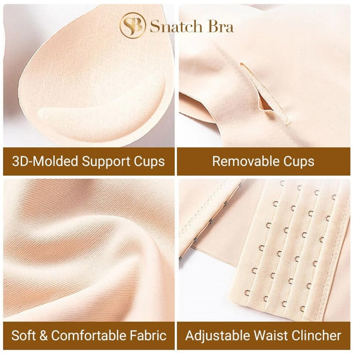 3 in 1 Waist Trainer Bra - FOFOPO