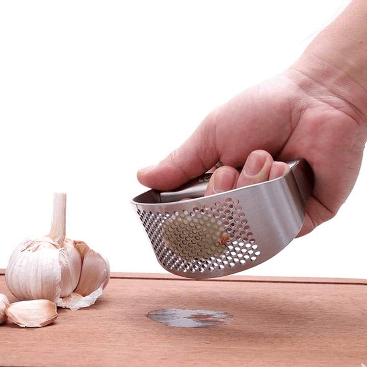 Stainless steel garlic press - FOFOPO