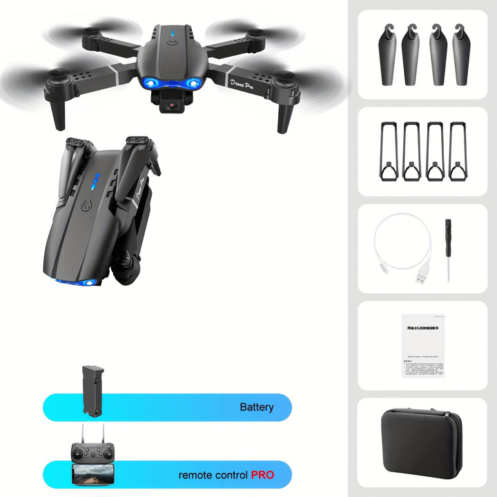 Drone With Camera, Foldable RC Quadcopter Drone,Remote Control Drone Toys For Beginners - FOFOPO