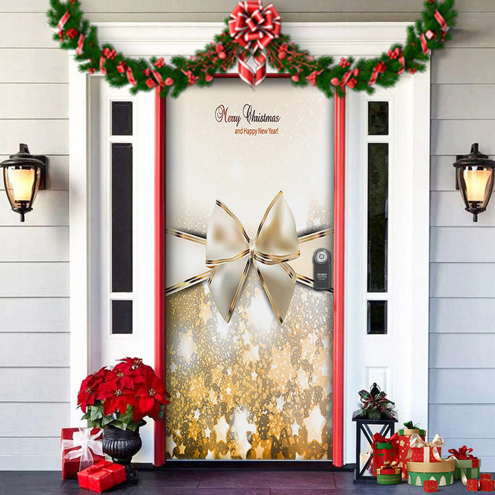 Nightmare Before Christmas Outdoor Decorations Props Christmas Elves Door Cover - FOFOPO