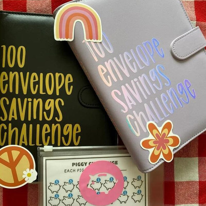 100 Envelope savings Challenge Binder - FOFOPO