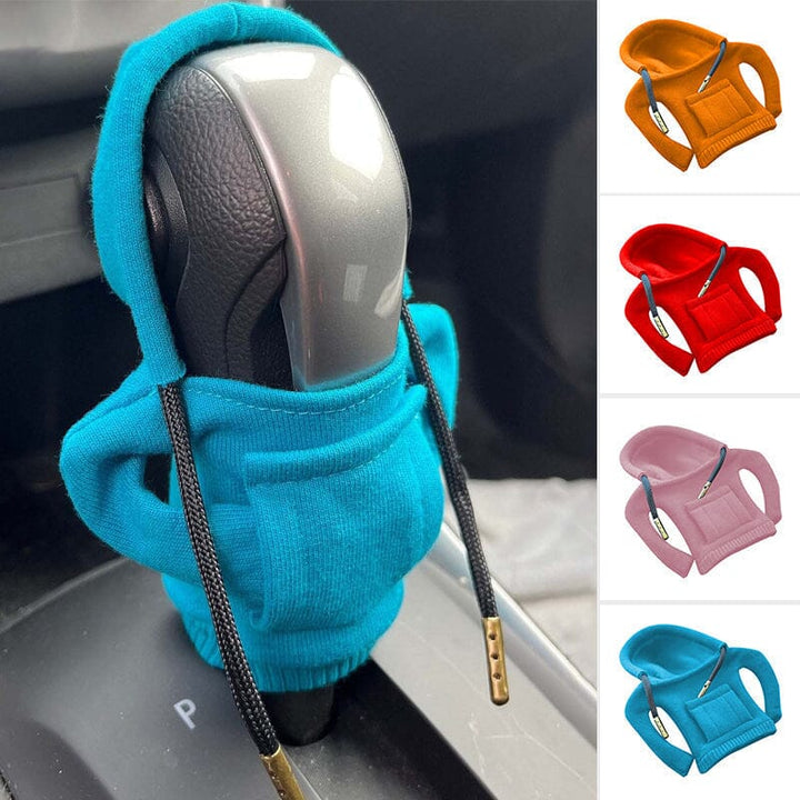 Universal Car Gear Shift Knob Hoodie Cover Funny Car Interior Gear Lever Decor - FOFOPO