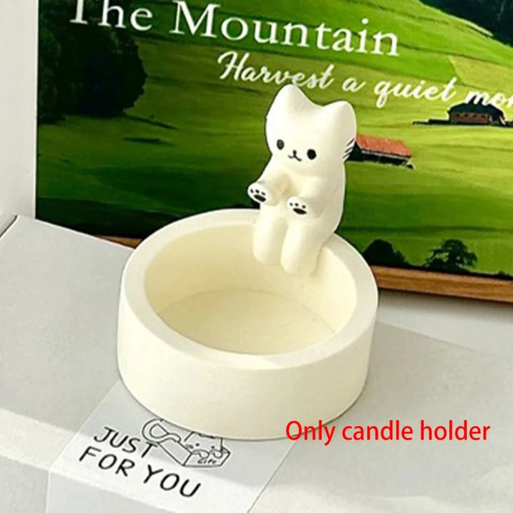 Cute Cat Candle Holder - FOFOPO