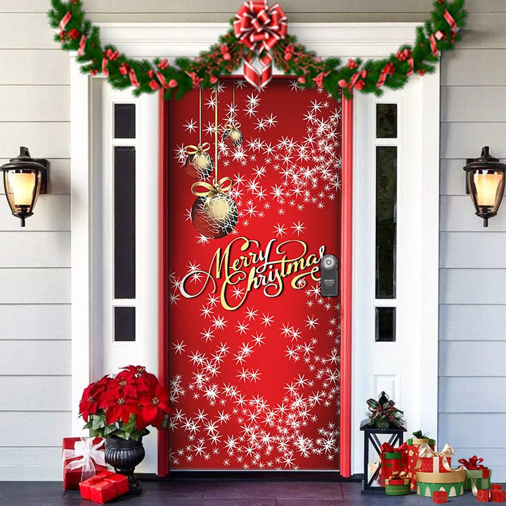 Nightmare Before Christmas Outdoor Decorations Props Christmas Elves Door Cover - FOFOPO