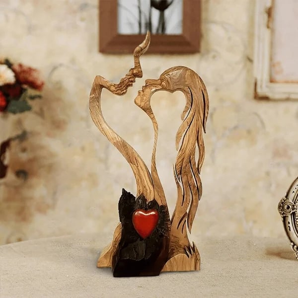 Love eternal wooden decoration ornaments